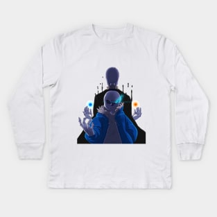 Sans & Gaster Undertale Kids Long Sleeve T-Shirt